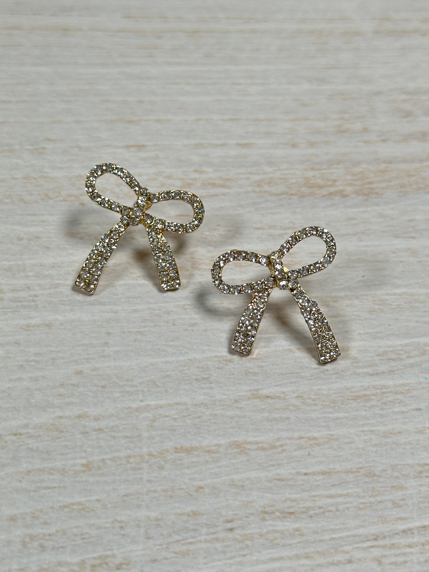 Fashion Bow Crystal Earring