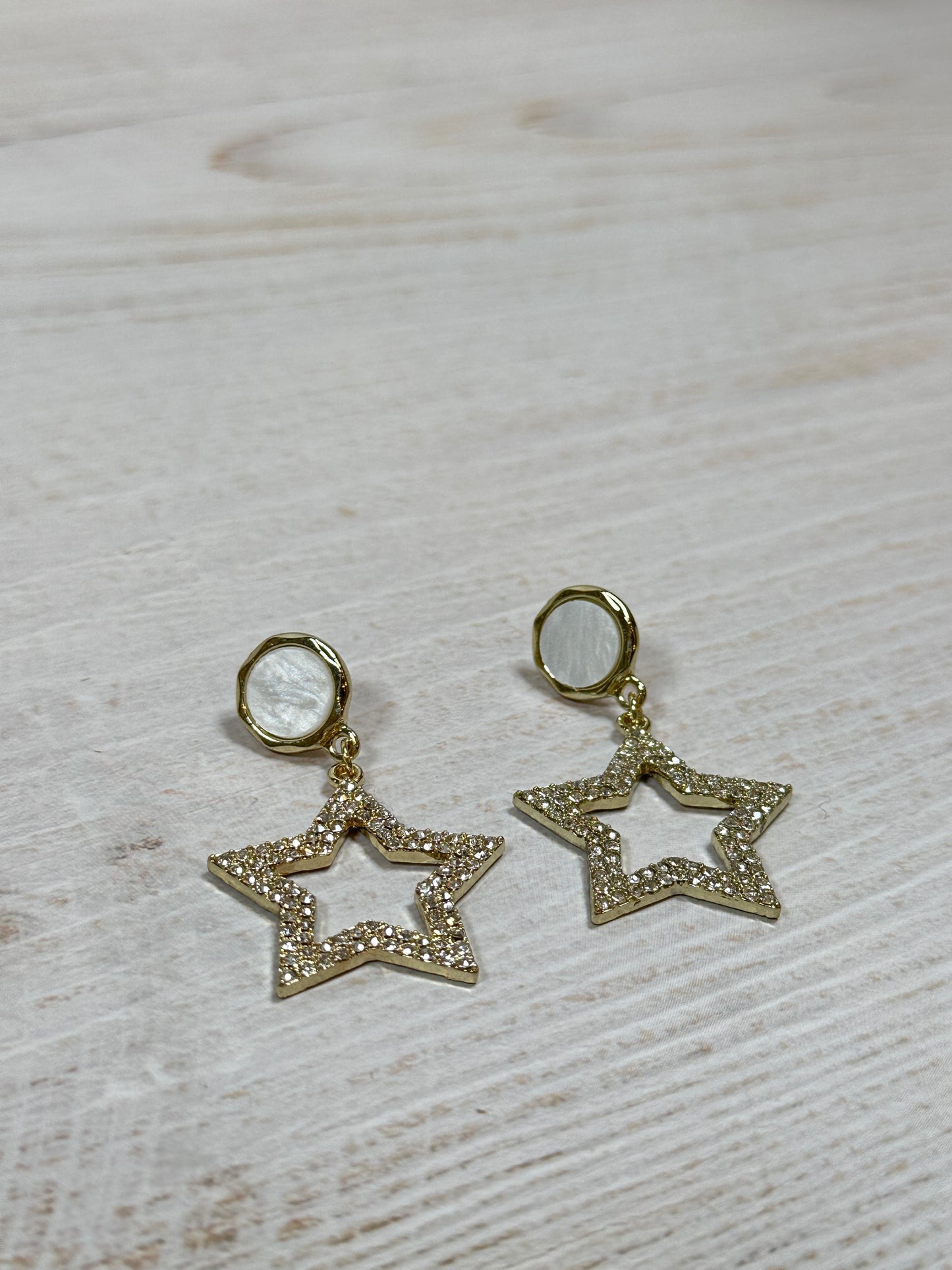 Star Cubic Zirconia Earring