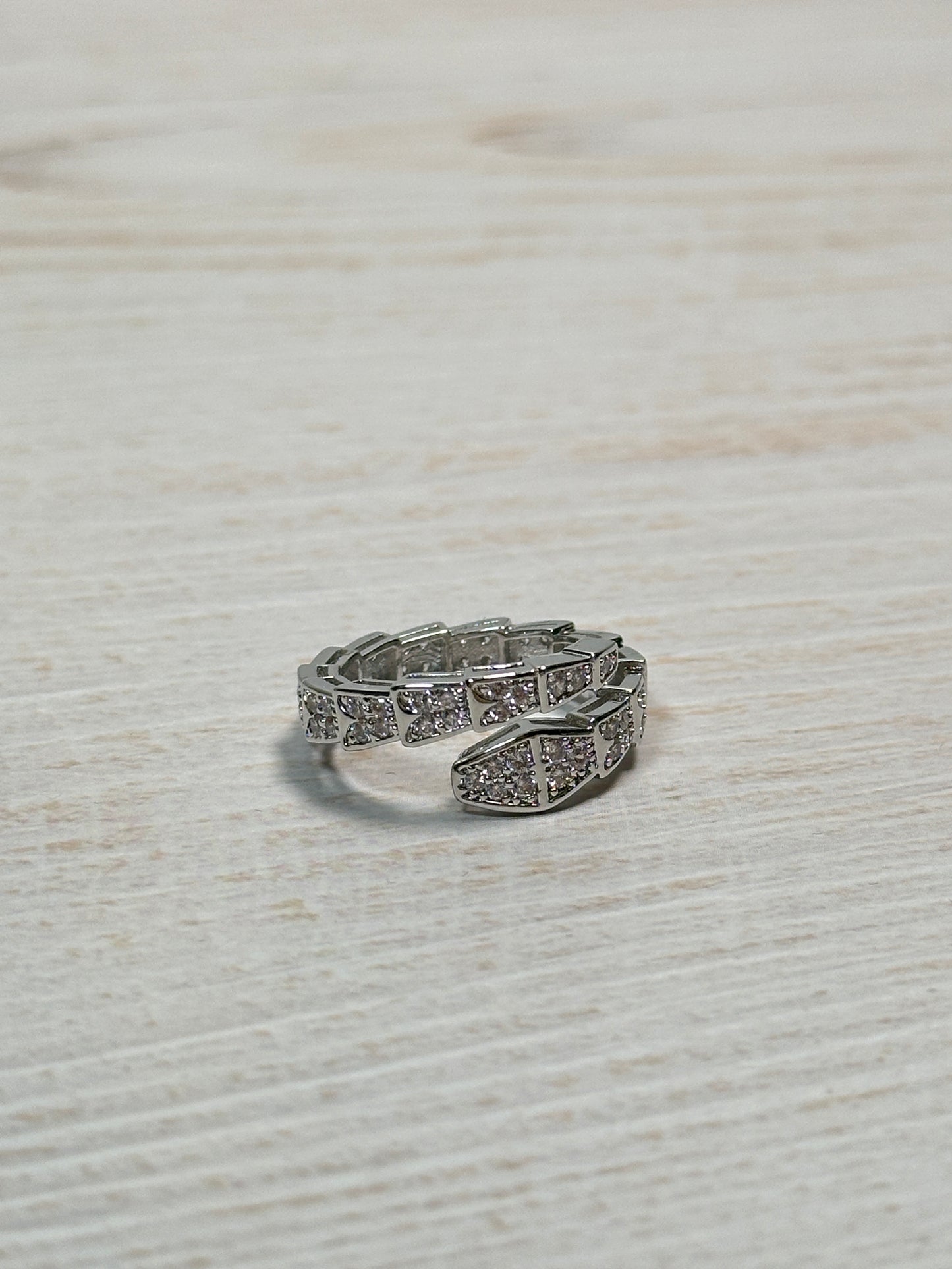 Trendy Adjustable Ring in Silver