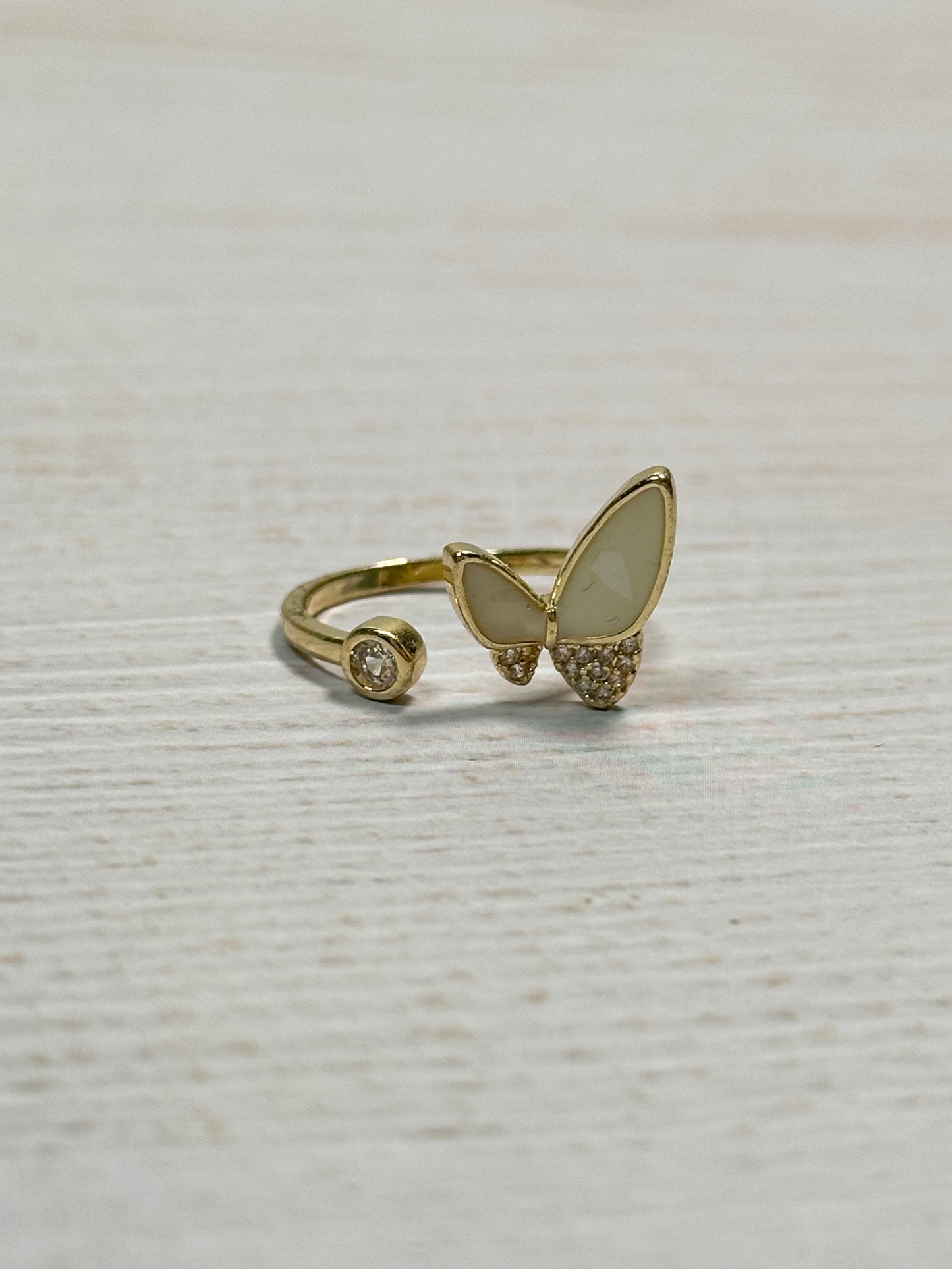 Cute Butterfly Open Ring