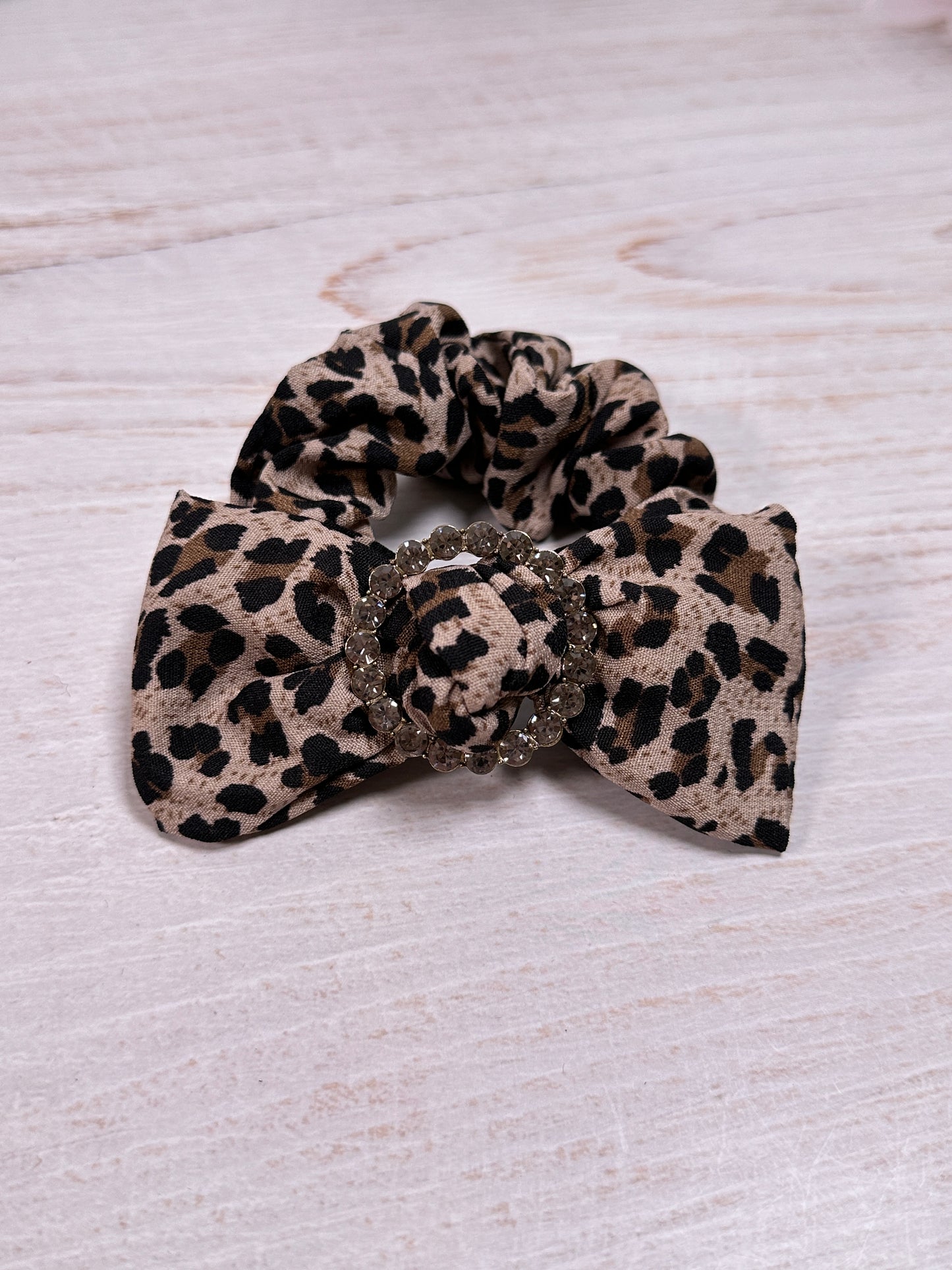 Korean Leopard Hair Tie