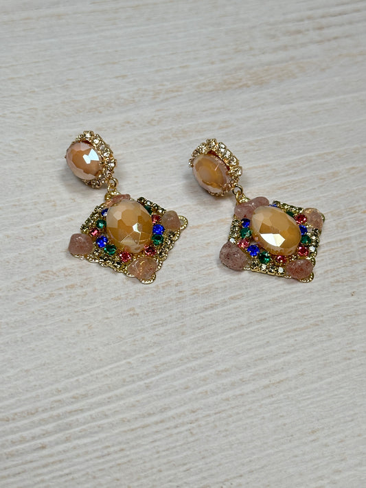 Vintage Rhinestone Earring