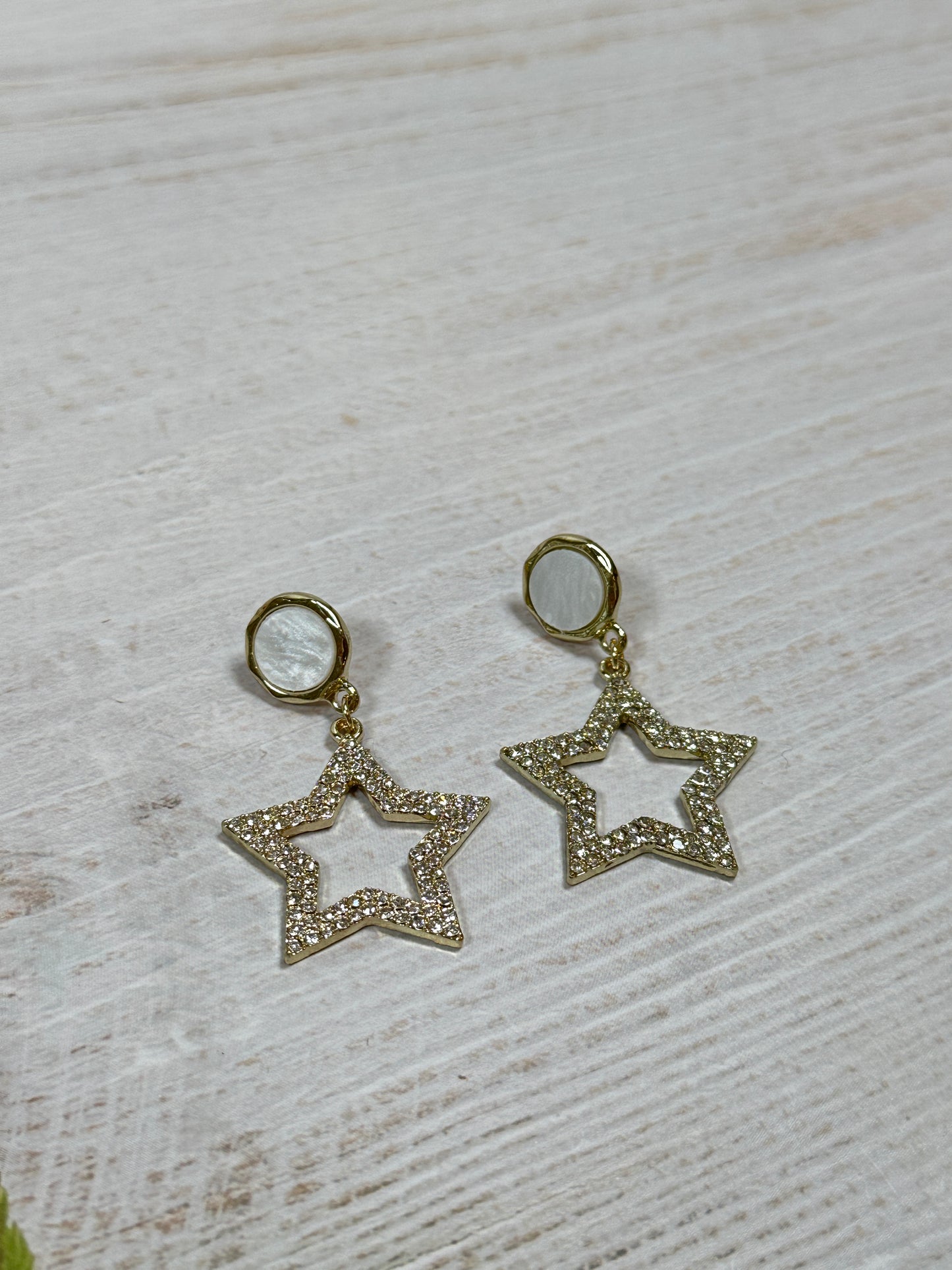 Star Cubic Zirconia Earring