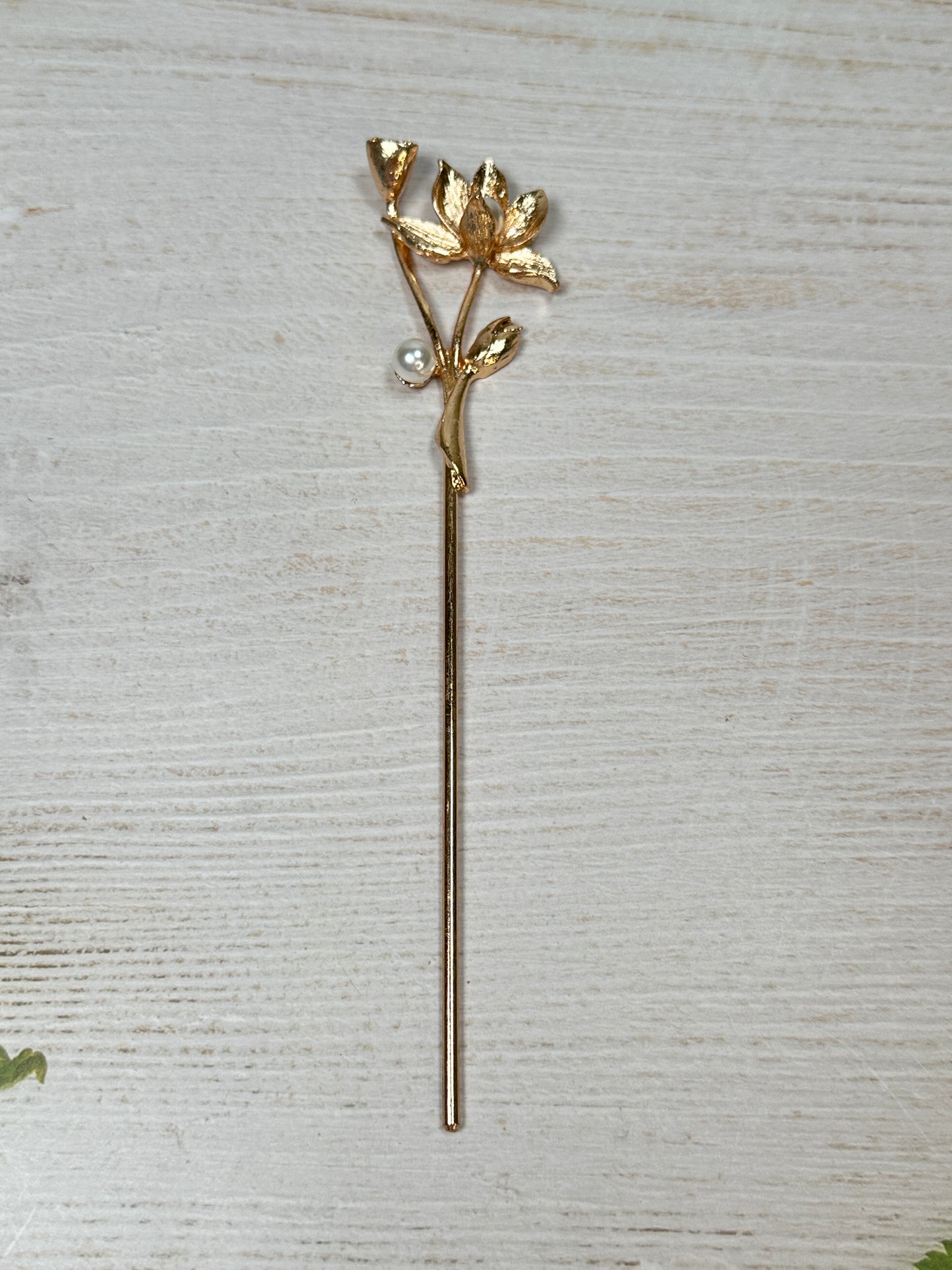 Lotus Flower Hair Stick