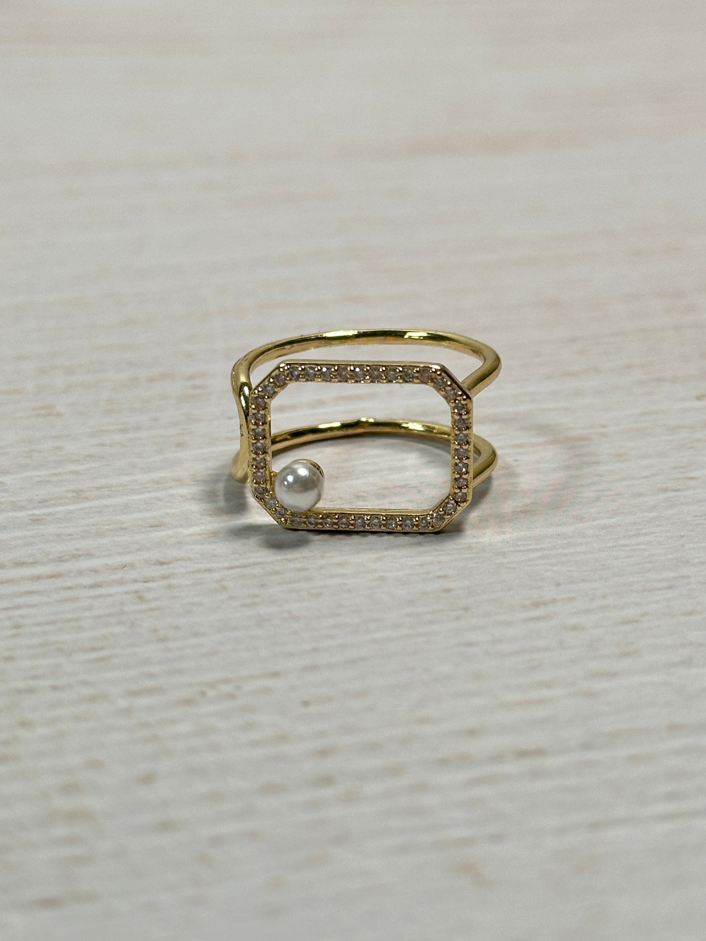 Stylish Adjustable Ring Geometry Shape