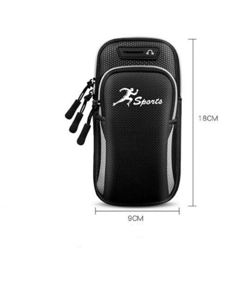 Workout Exercise Phone Bag, Black