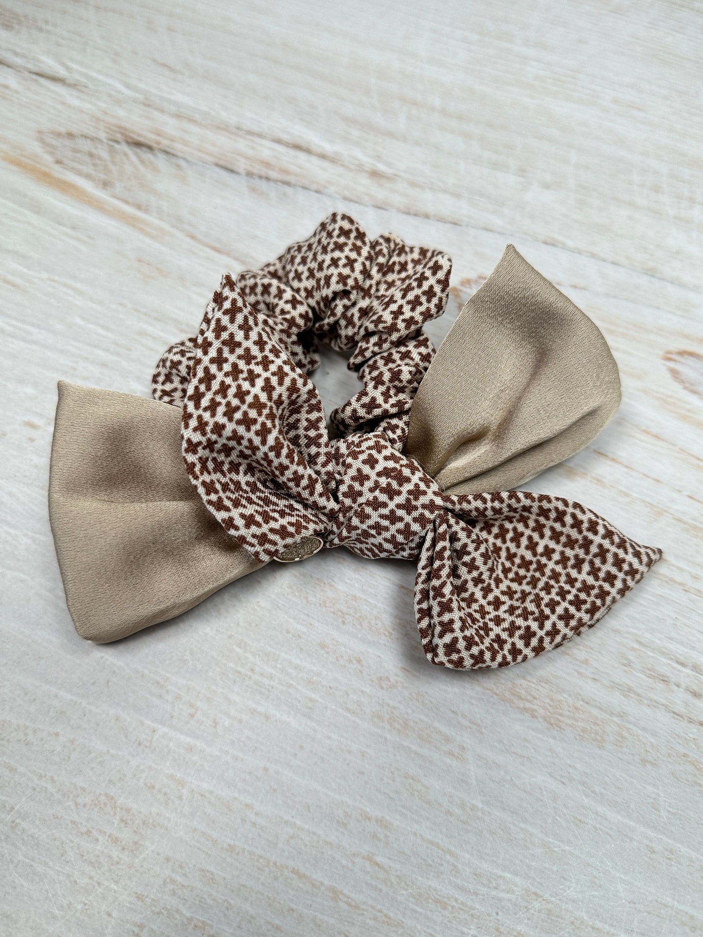 Women Stylish Bow Tie, Khaki