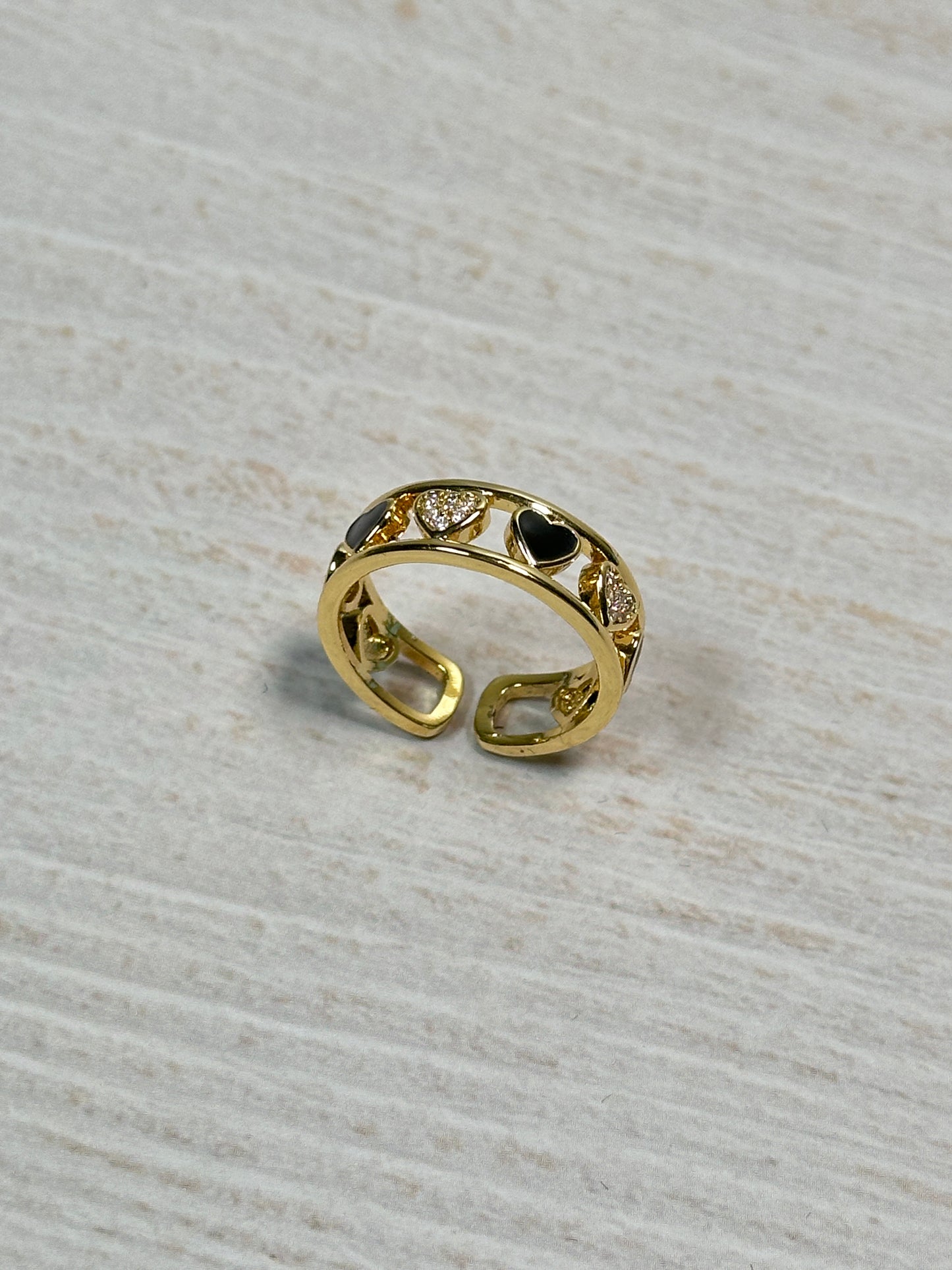 Heart Style Adjustable Ring