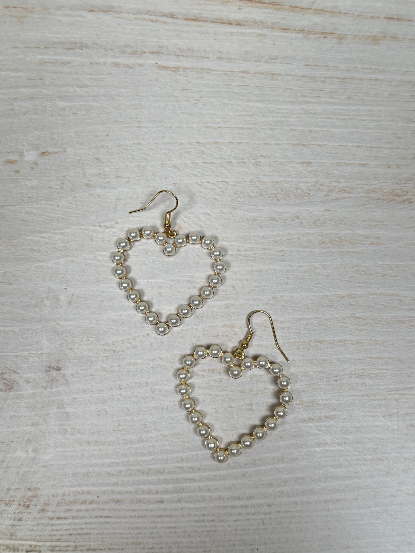 Heart Pearl Earring