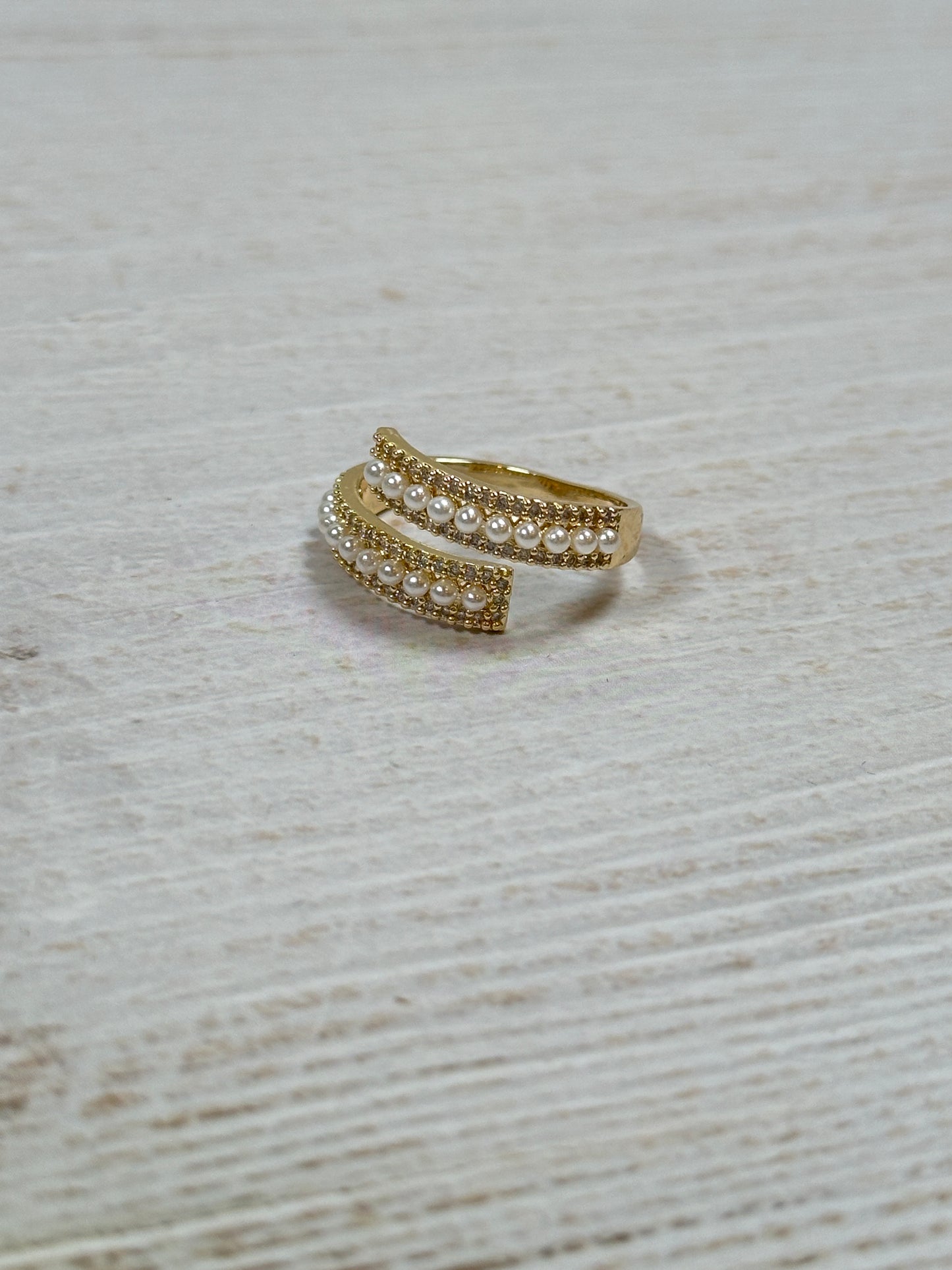 Quality Pearl Adjustable Ring