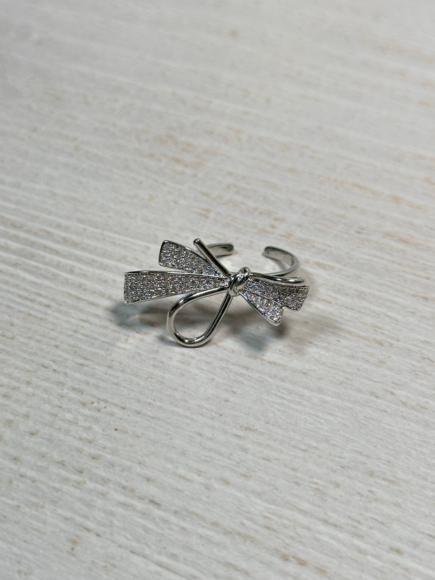 Unique Bow Adjustable Ring, Two Colors Available