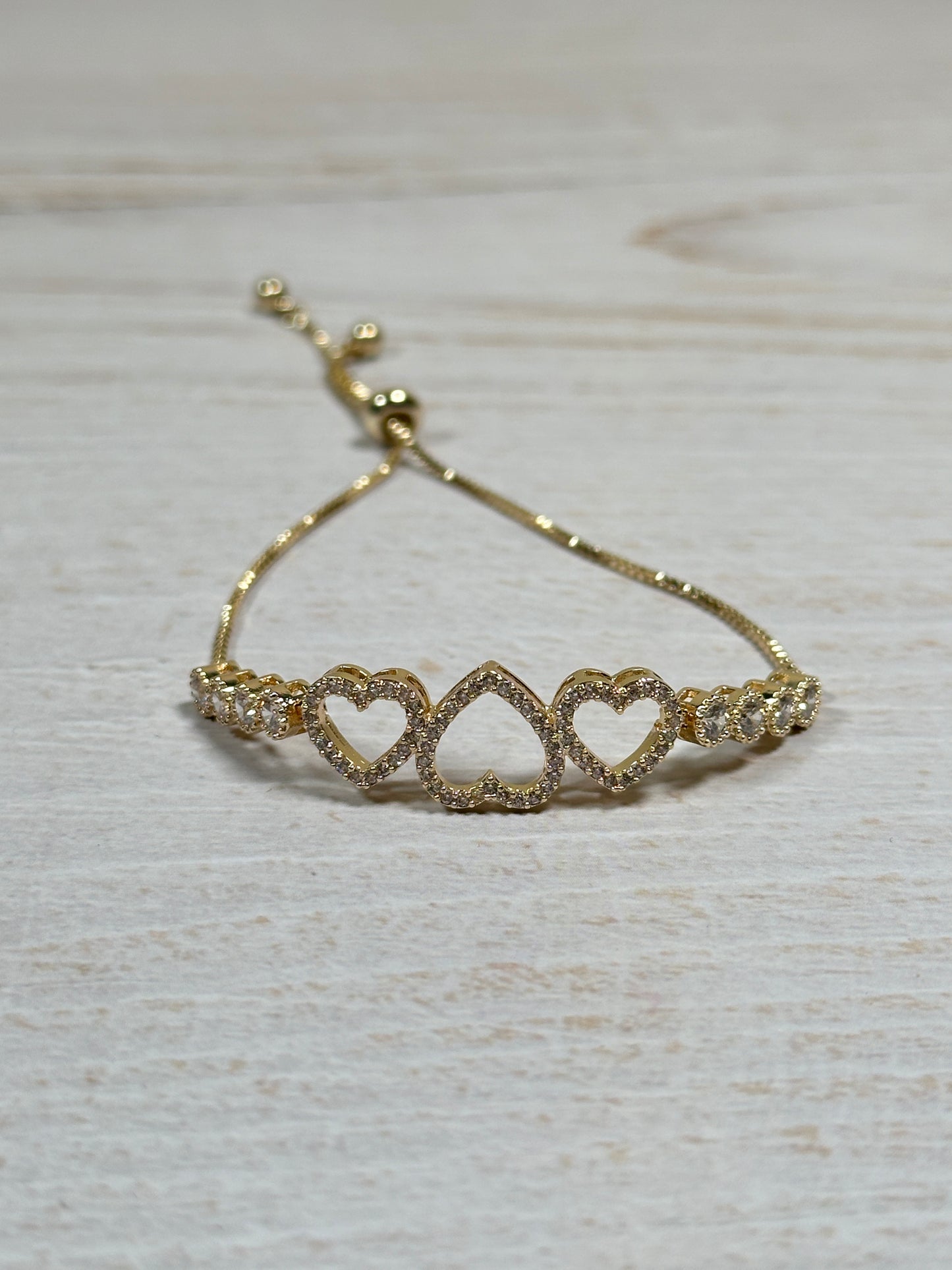 Most Favorite Style! Adjustable Heart Bracelet