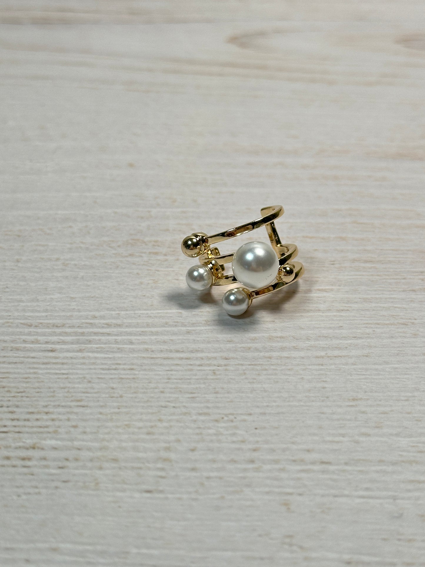 Chic Pearl Adjustable Ring