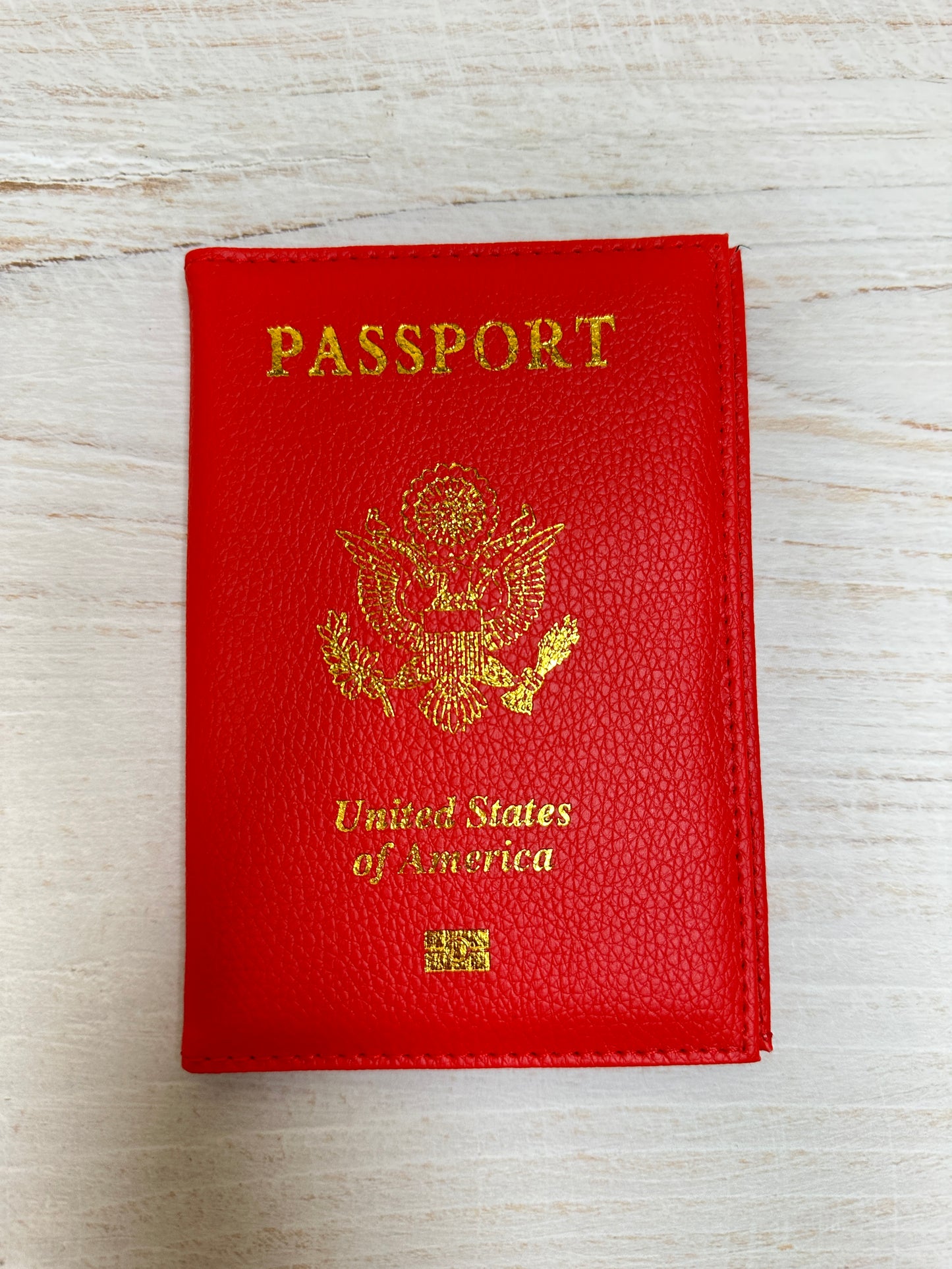 Passport Cover, Red