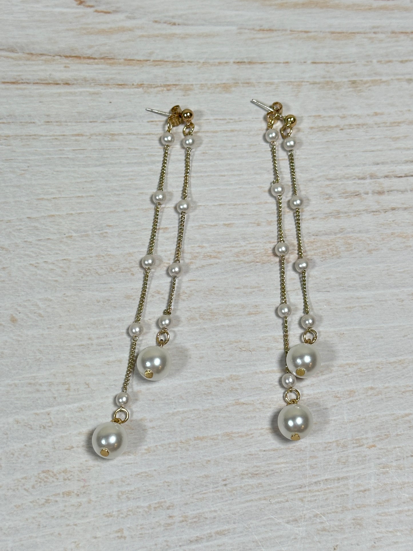 Fashion Pearl Tassel Earring