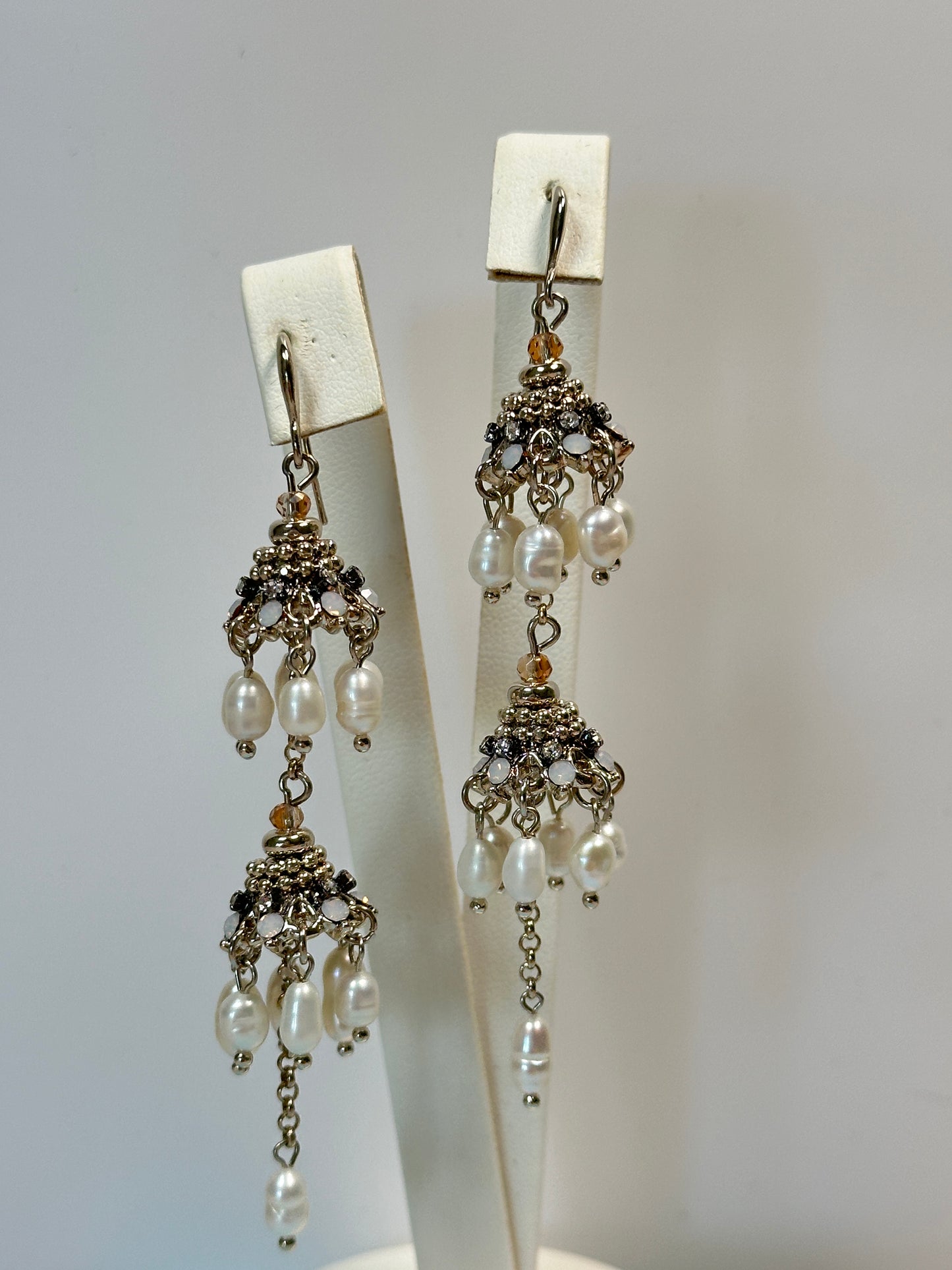 Unique Vintage Pearl Tassel Earring