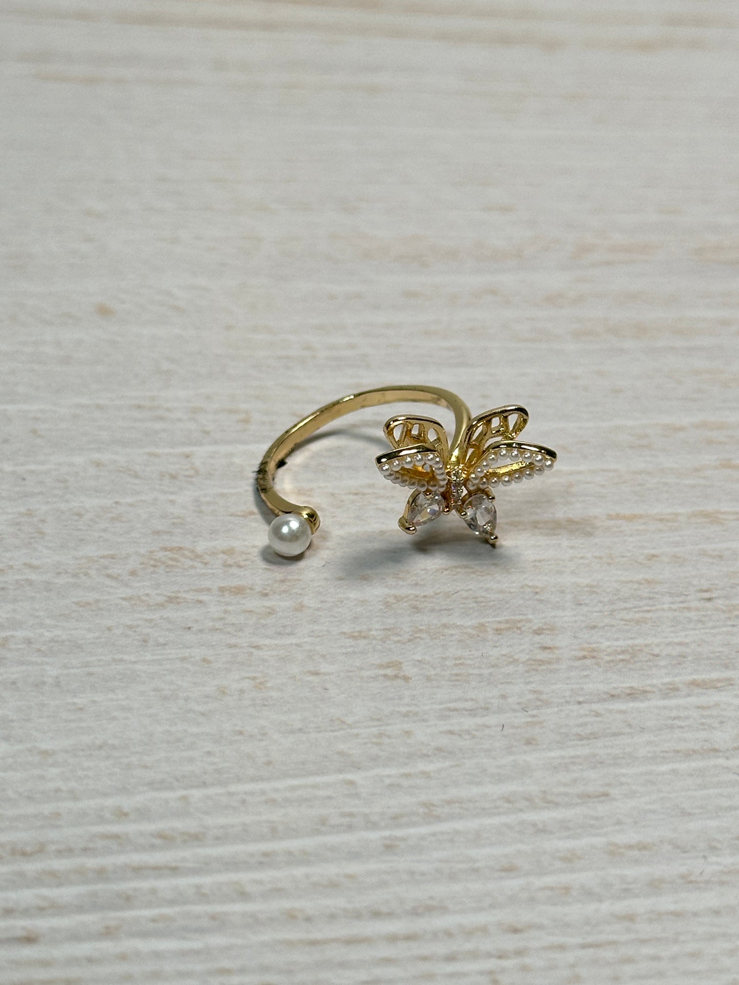 Butterfly Adjustable Ring