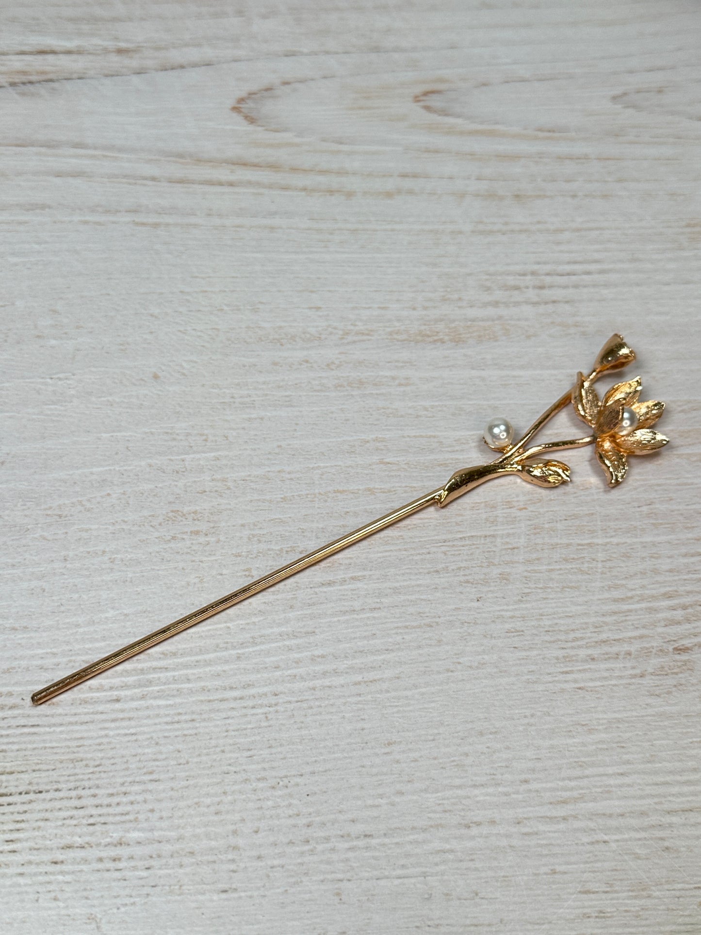 Lotus Flower Hair Stick