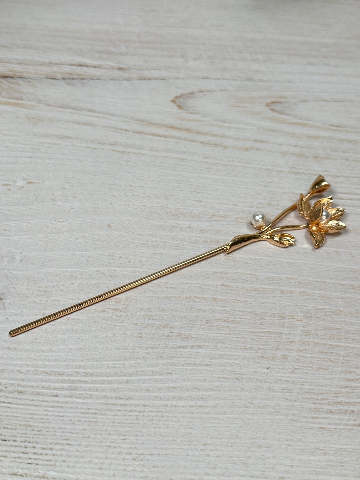 Lotus Flower Hair Stick