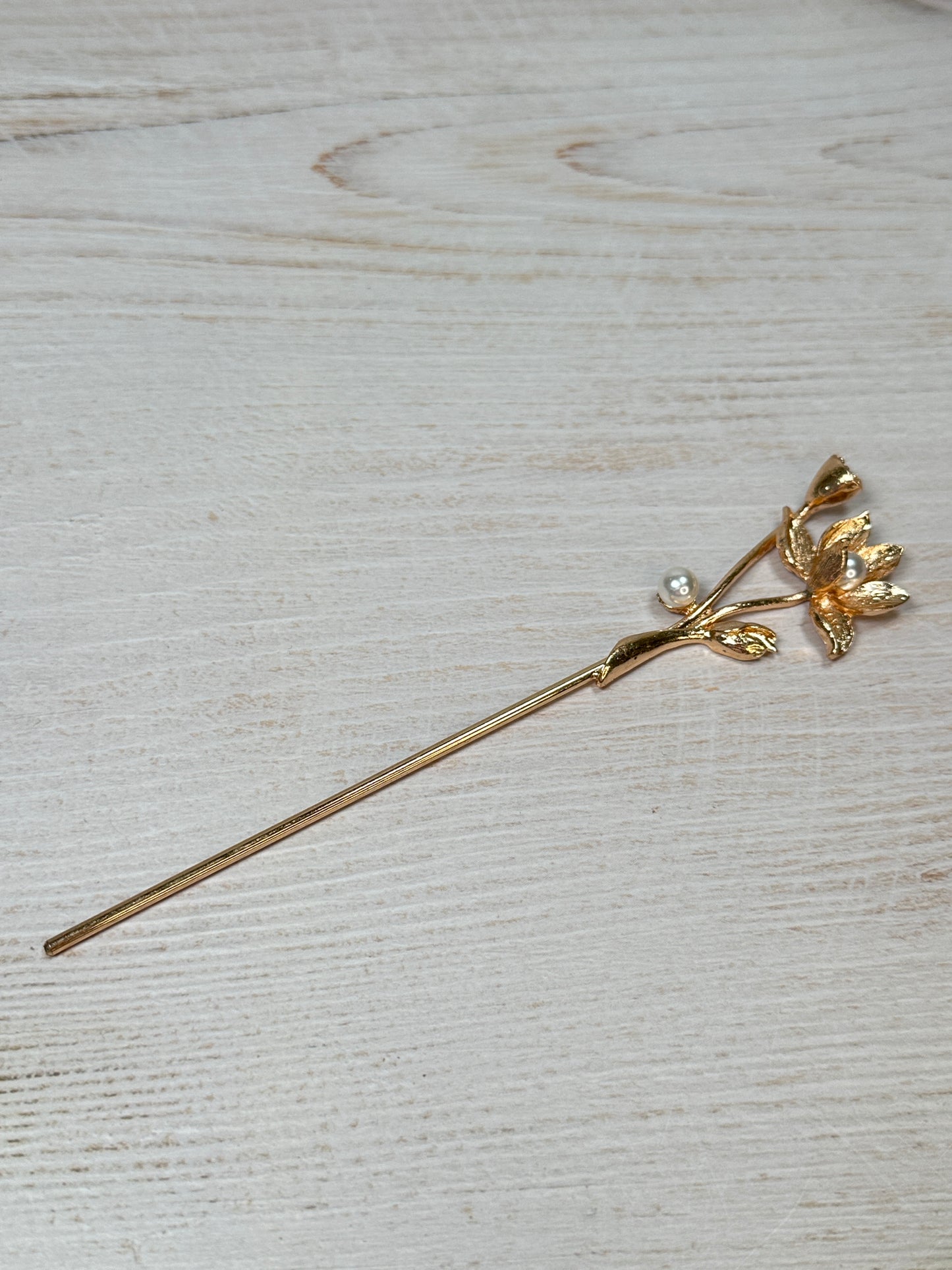 Lotus Flower Hair Stick