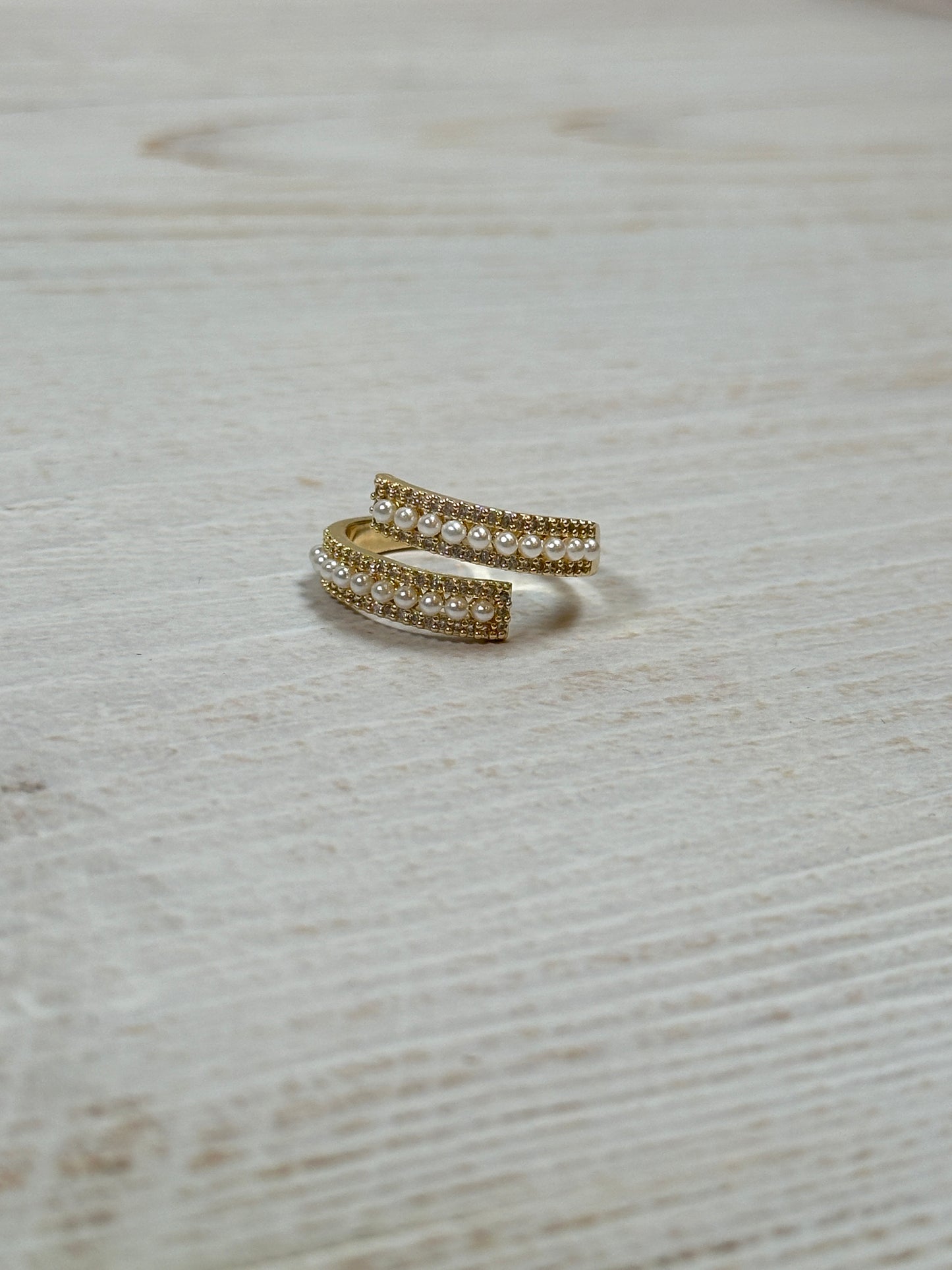 Quality Pearl Adjustable Ring