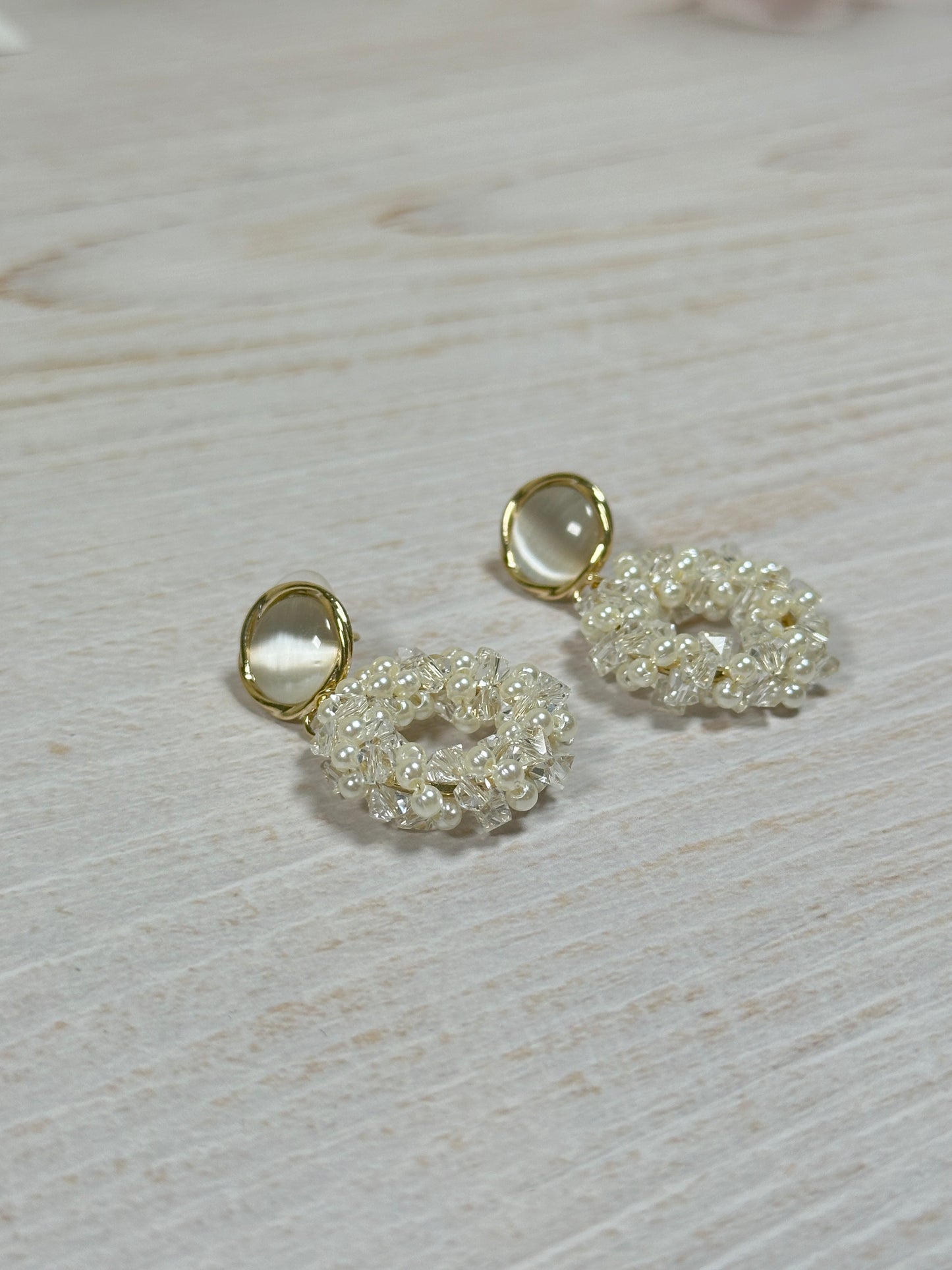 Crystal Loop Earring