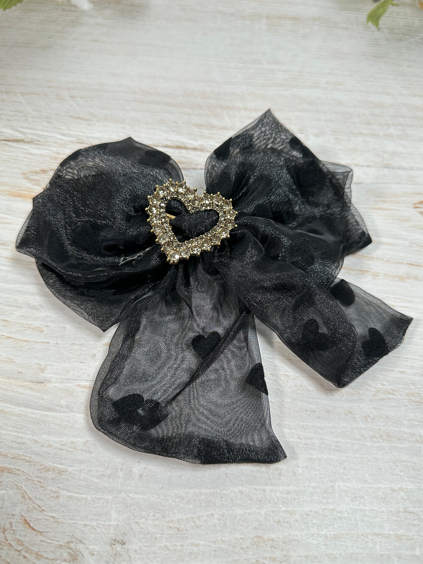 Heart Bow Clip, More Colors