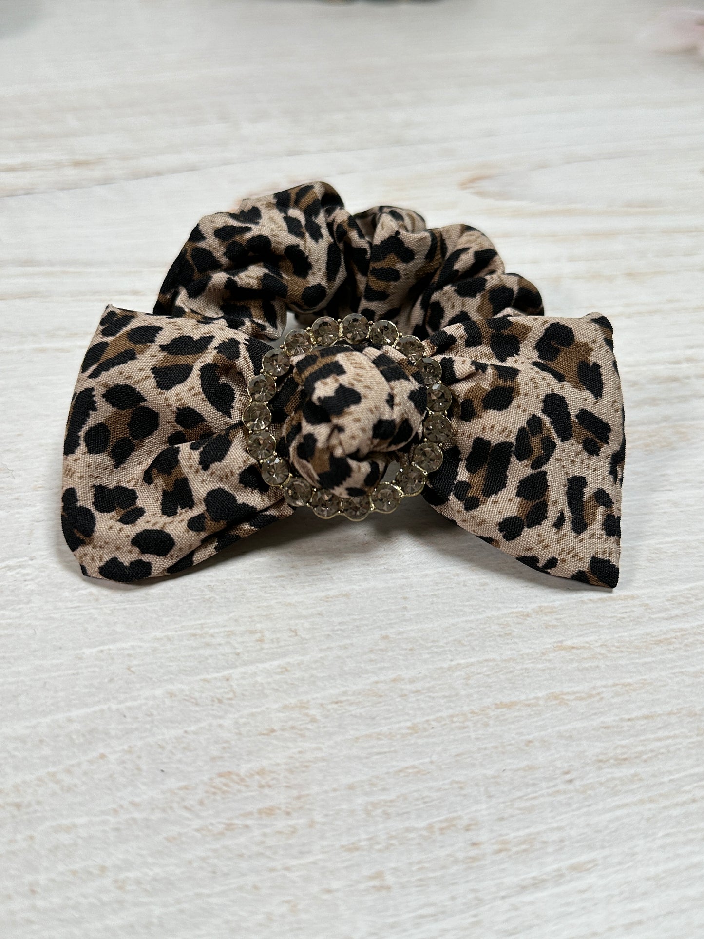 Korean Leopard Hair Tie