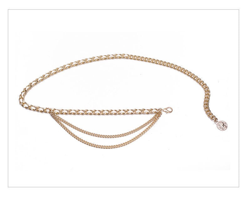 Women Stylish Chain Waist Belt, More Colors