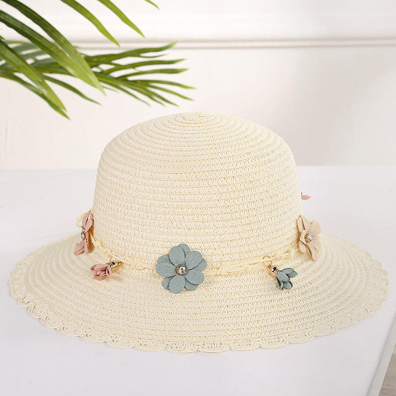 Women Flower Straw Hat, More Colors