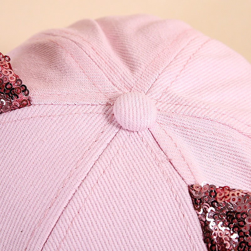 Kids Cute Shimmering Baseball Cap, More Styles