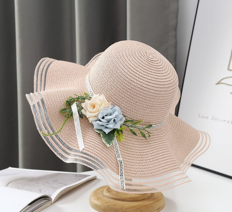 Flower Summer Straw Hat, More Colors