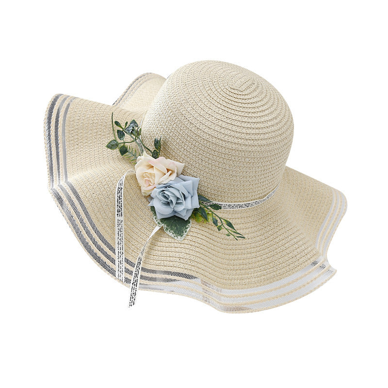 Flower Summer Straw Hat, More Colors