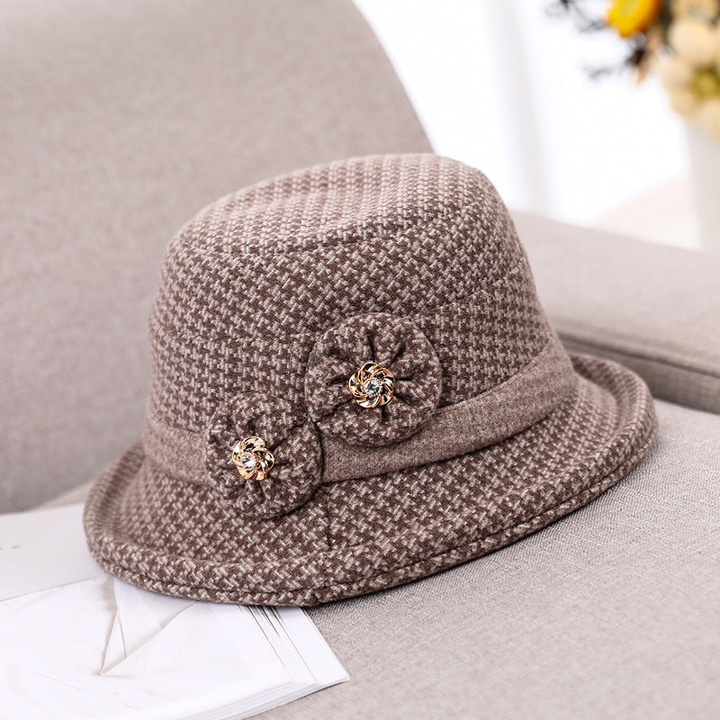 Winter Flower Wool Hat, More Colors