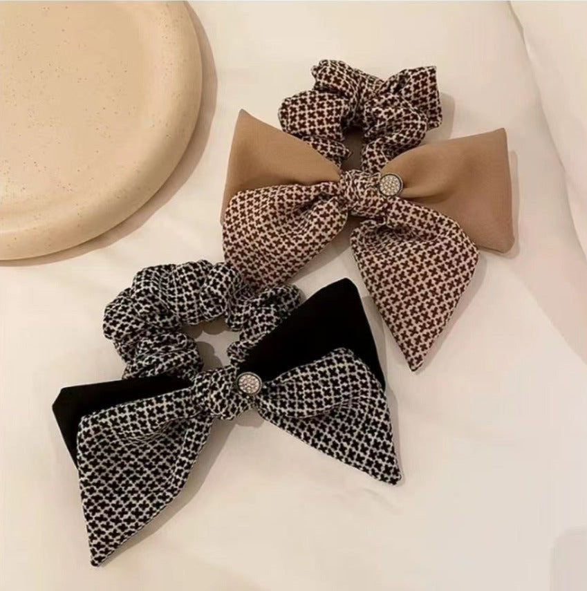 Women Stylish Bow Tie, Khaki