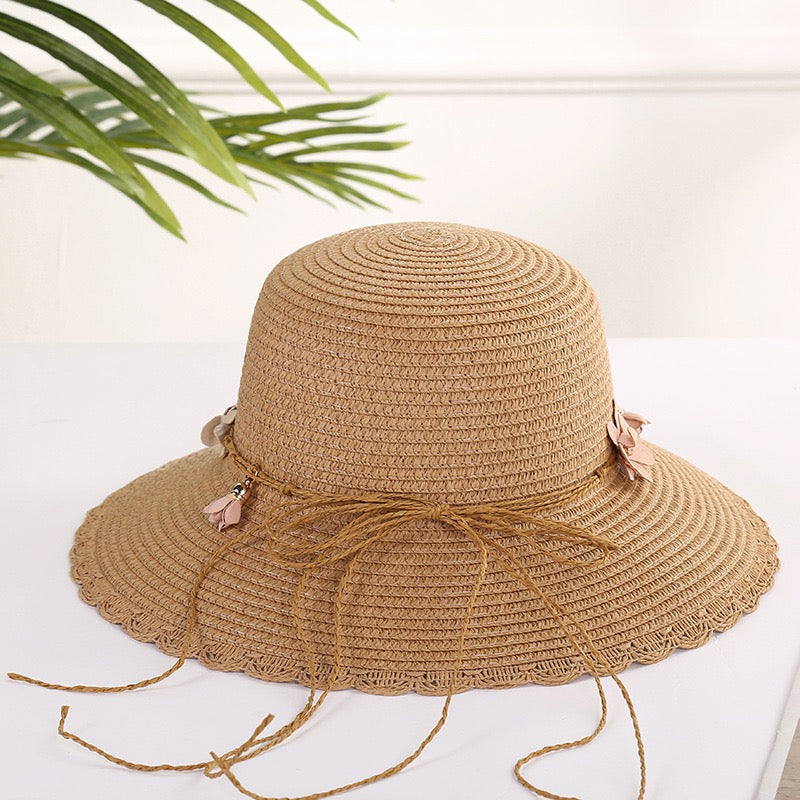 Women Flower Straw Hat, More Colors