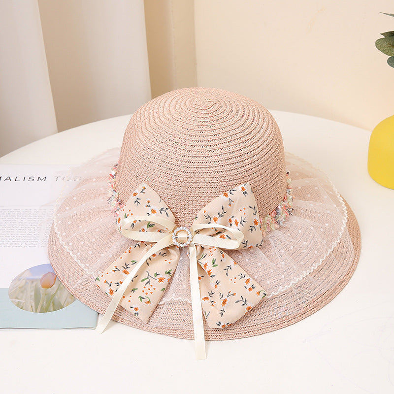 Women Summer Lace Straw Hat, More Colors