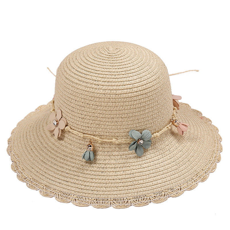 Women Flower Straw Hat, More Colors