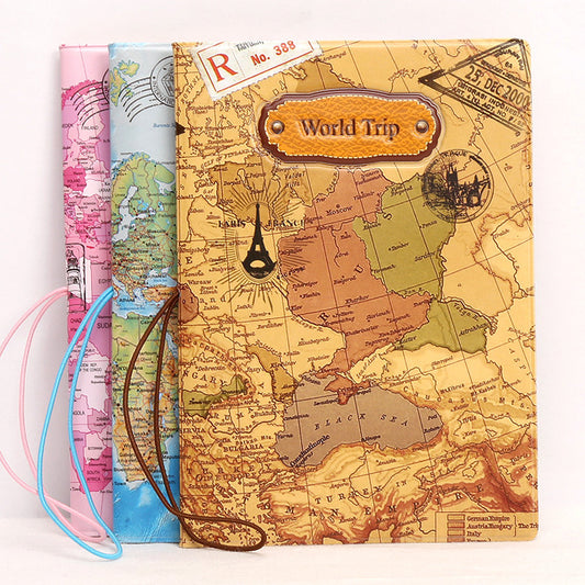 Travel World Passport Cover Holder