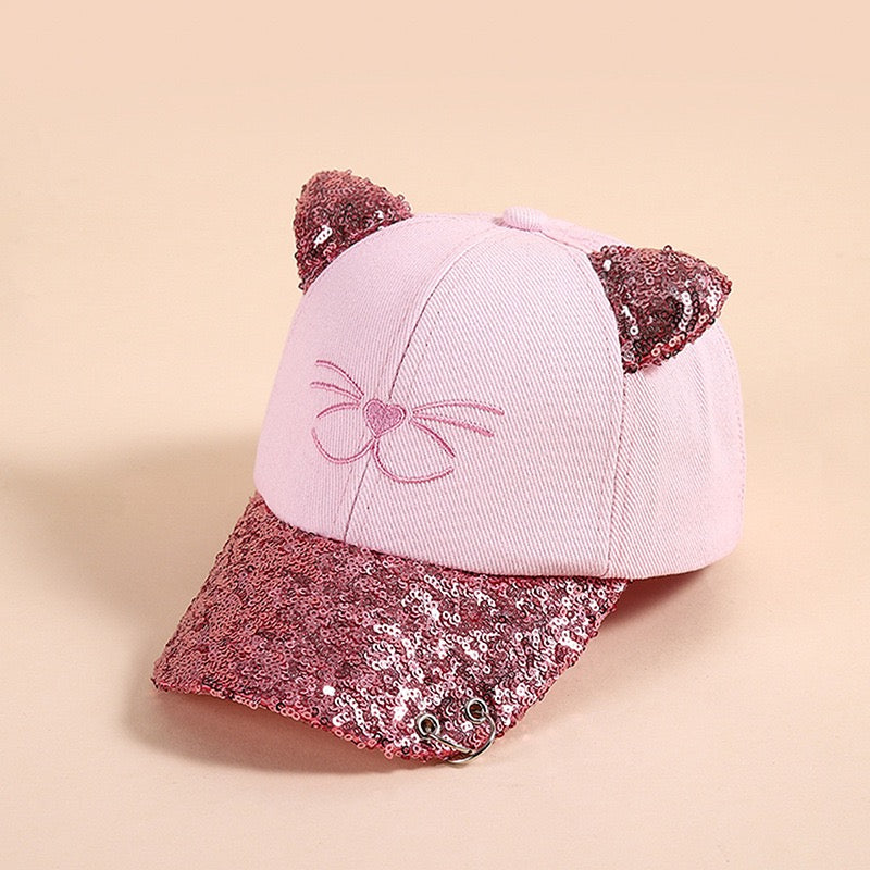 Kids Cute Shimmering Baseball Cap, More Styles