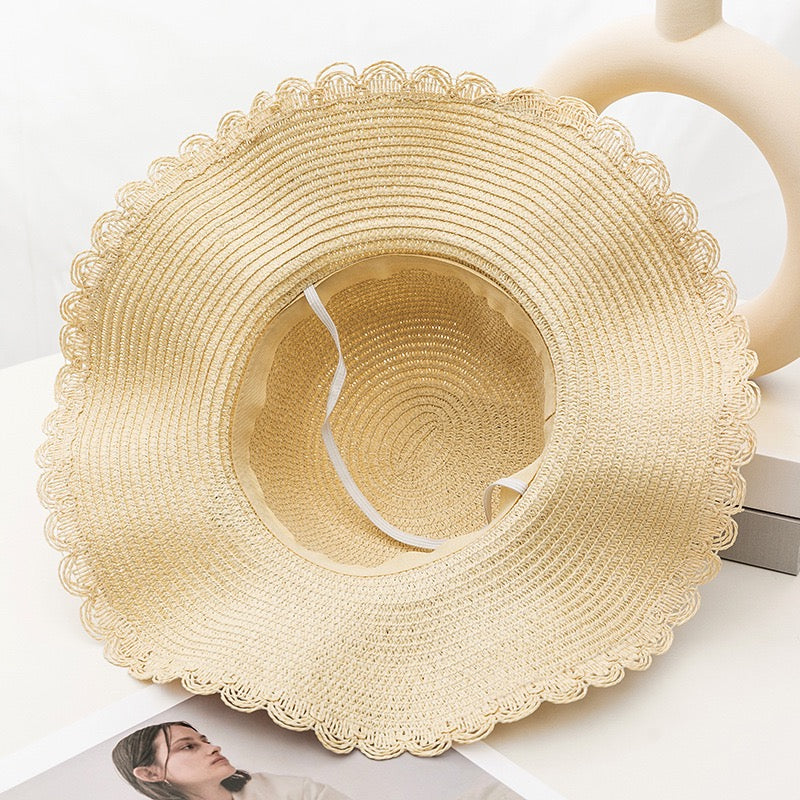 Wide Brim Straw Hat, More Colors