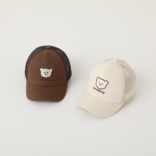 Kids Bear Baseball Cap, More Colors