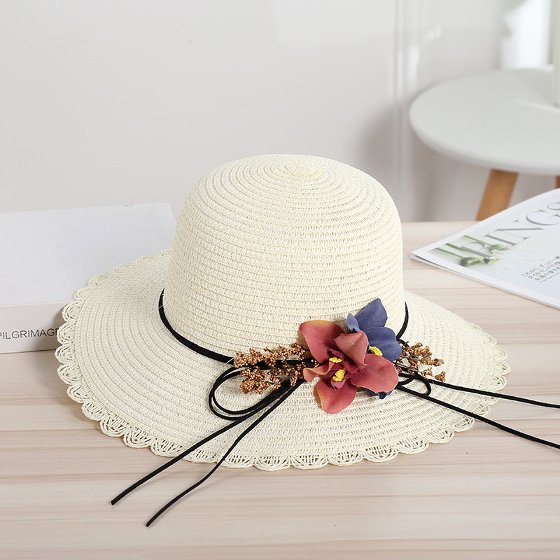 Women Flower Straw Hat, More Colors