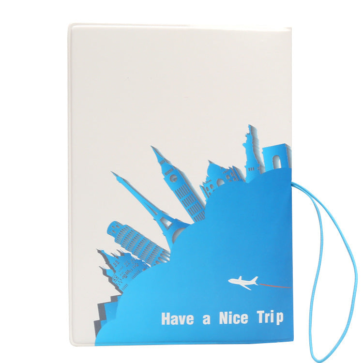 Travel Passport Cover, Blue