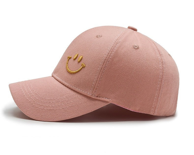 Adult Smiley Face Baseball Cap, More Colors