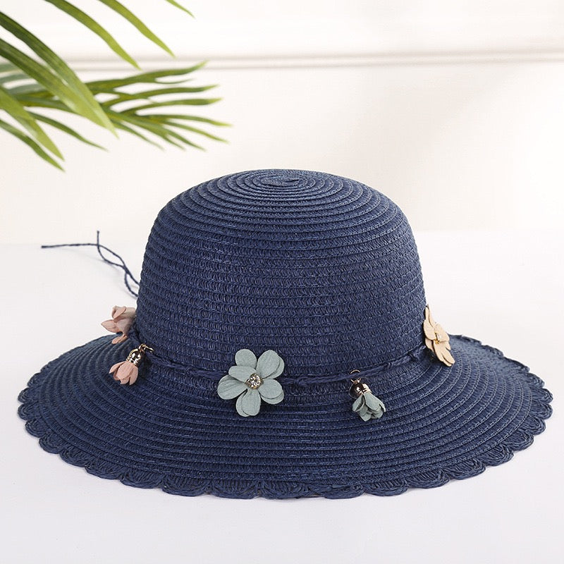 Women Flower Straw Hat, More Colors