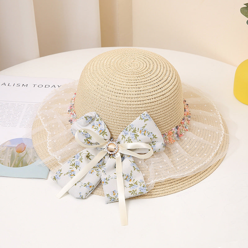 Women Summer Lace Straw Hat, More Colors