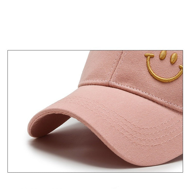 Adult Smiley Face Baseball Cap, More Colors