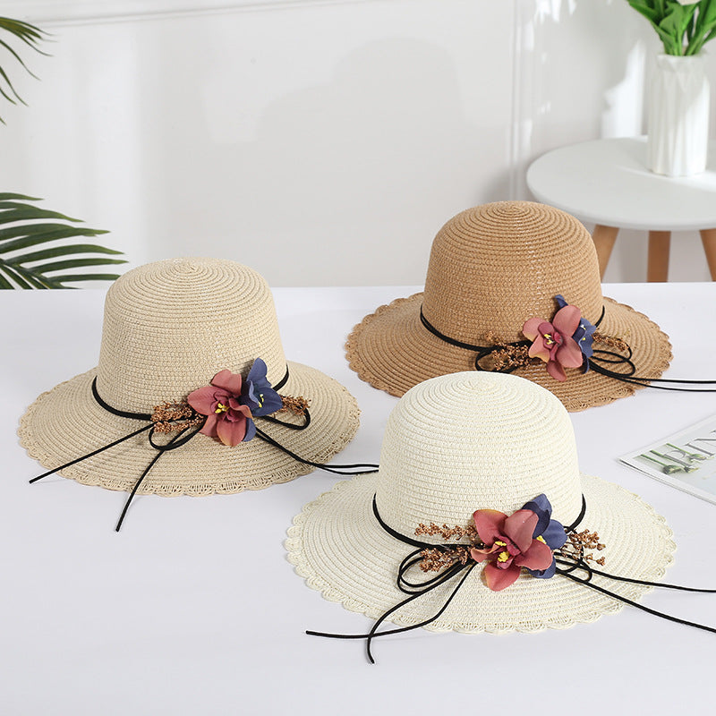 Women Flower Straw Hat, More Colors