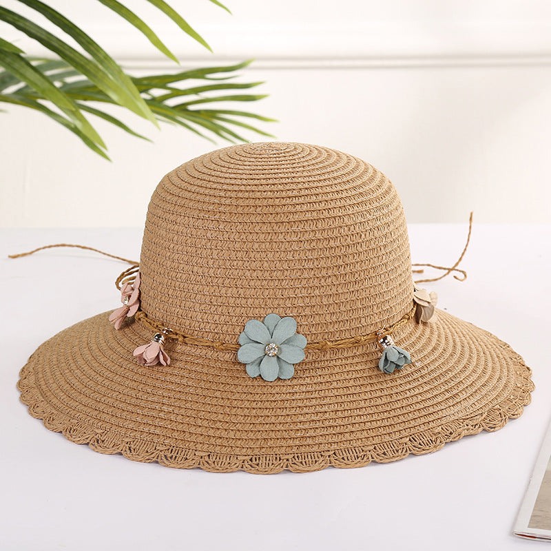 Women Flower Straw Hat, More Colors